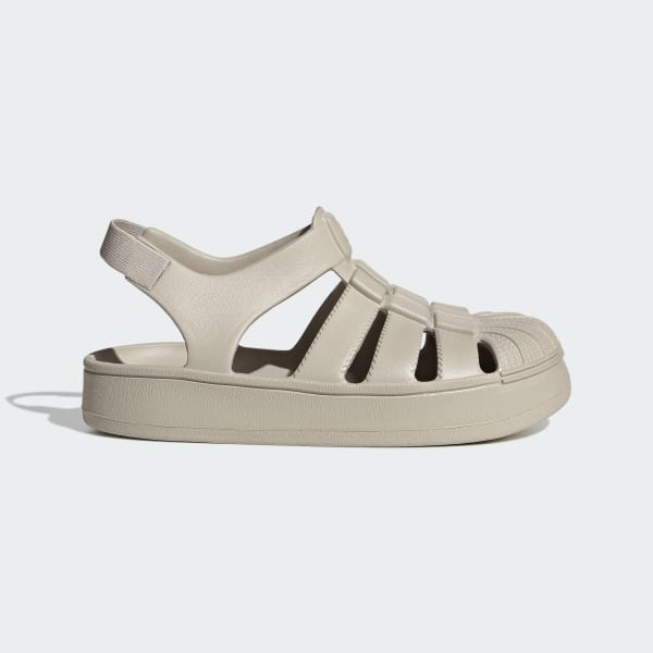 Beige Superstar Sandals Kids