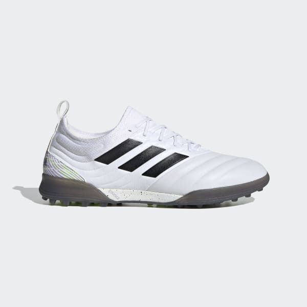 adidas Copa 20.1 Turf Shoes - White 