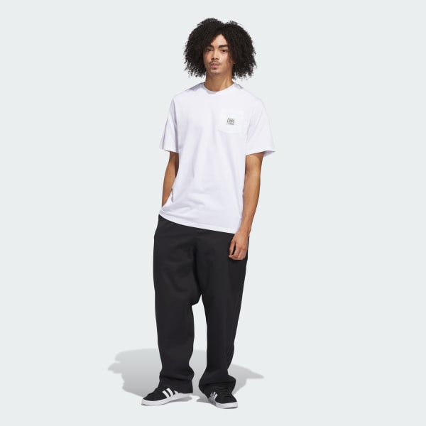 adidas 3-Stripes Skate Chinos - Black | Free Shipping with
