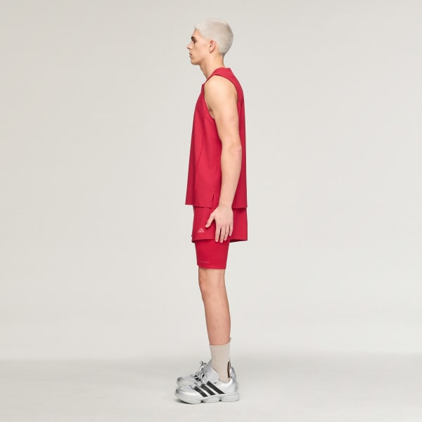 Burgundy adidas x entire studios D4T Training 2in1 Shorts