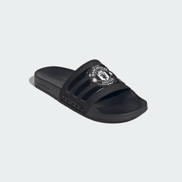 Black Adilette Shower Manchester United Slides