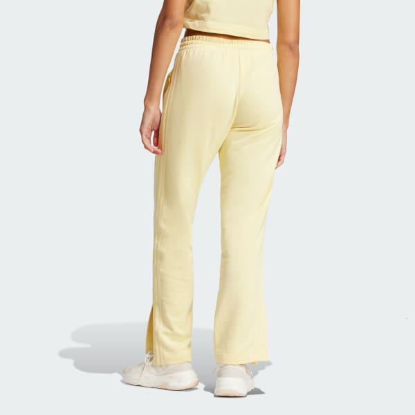 Amarelo Calça Moletinho ALL SZN Três Listras Straight Leg