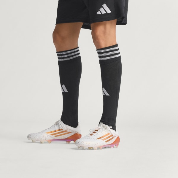 White F50 ELITE Firm Ground Football Boots