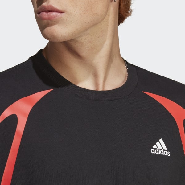Zwart Colorblock T-shirt