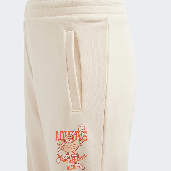 Beige TREFOIL PANTS