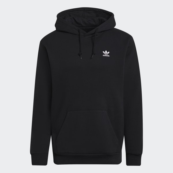 Đen Áo Hoodie Ba Lá Essentials Adicolor