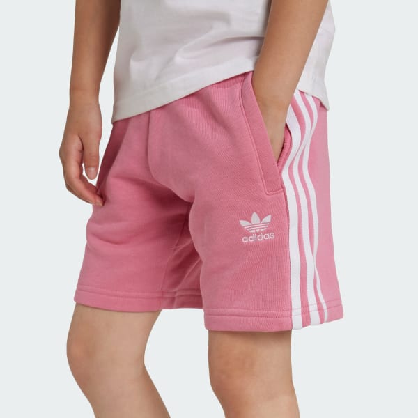 Conjunto Infantil Camiseta Shorts Adicolor Rosa adidas adidas