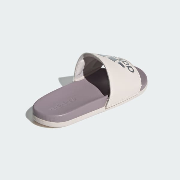 Purple adidas slides hotsell