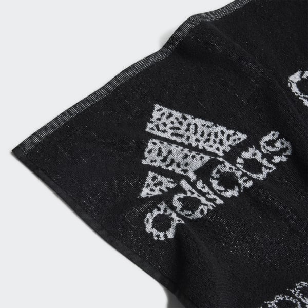 Black Branded Must-Have Towel