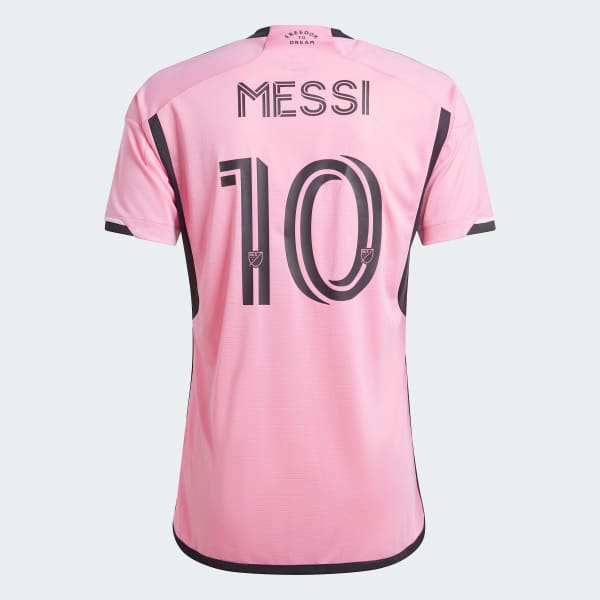 Pink Inter Miami CF 24/25 Messi Home Authentic Jersey