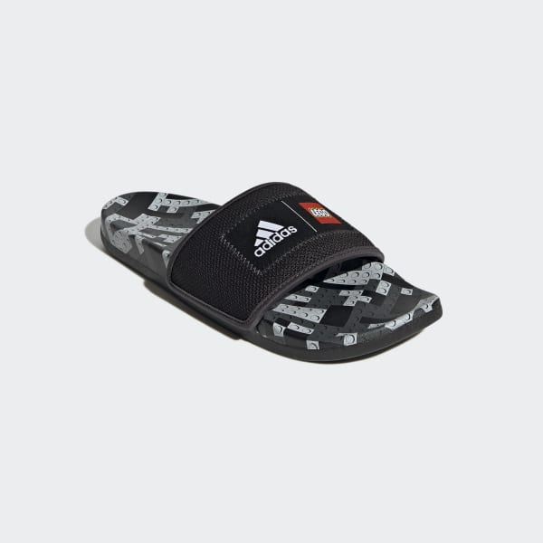 Svart adidas Adilette Comfort x LEGO® Slides