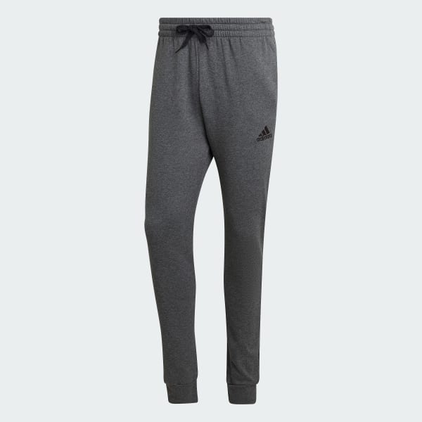 adidas Essentials Fleece Regular Tapered Pants - Grey | adidas Australia