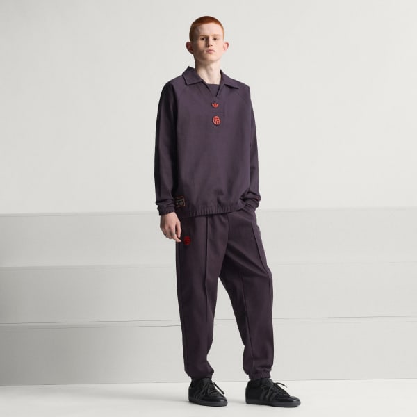 Purple FC Bayern Terrace Icons Drill Top