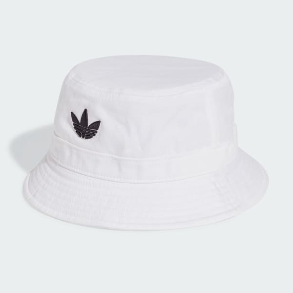 White Adicolor Trefoil Bucket Hat