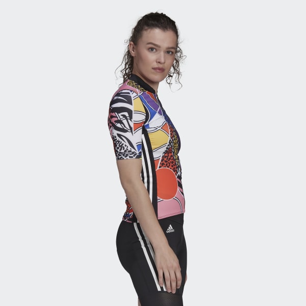 Μαύρο The Rich Mnisi Collaboration Cycling Jersey