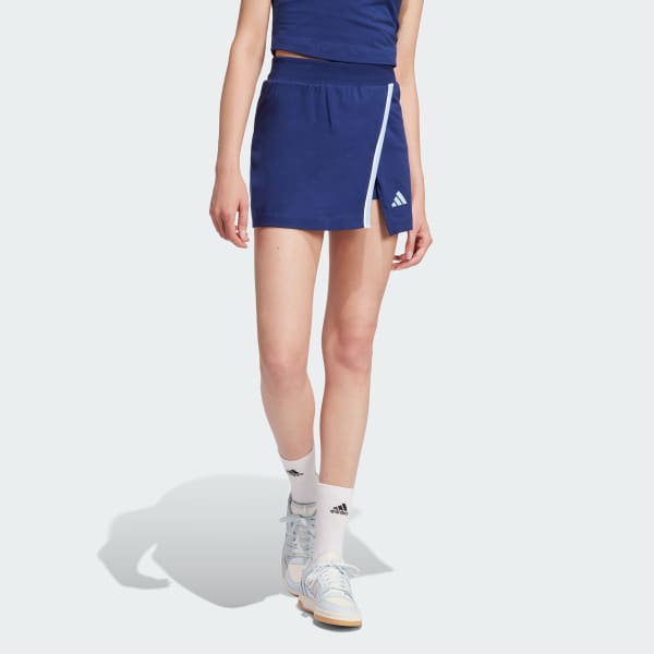 blauw Essentials Color-Pop Cotton Skort