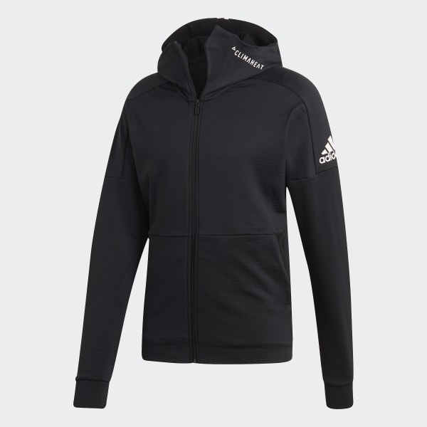 mens black adidas zip up hoodie