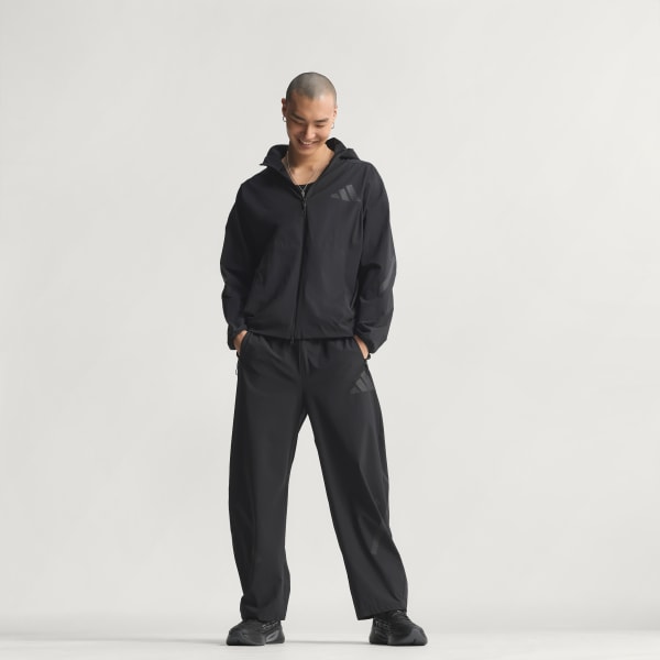 ADIDAS Z.N.E. WOVEN TRACK TOP - Black | Free Shipping with adiClub