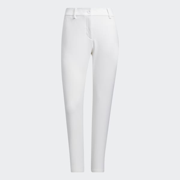 White 3-Bar Jogger Pants