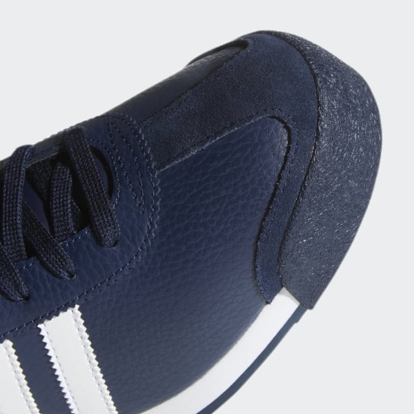 adidas samoa navy blue and white