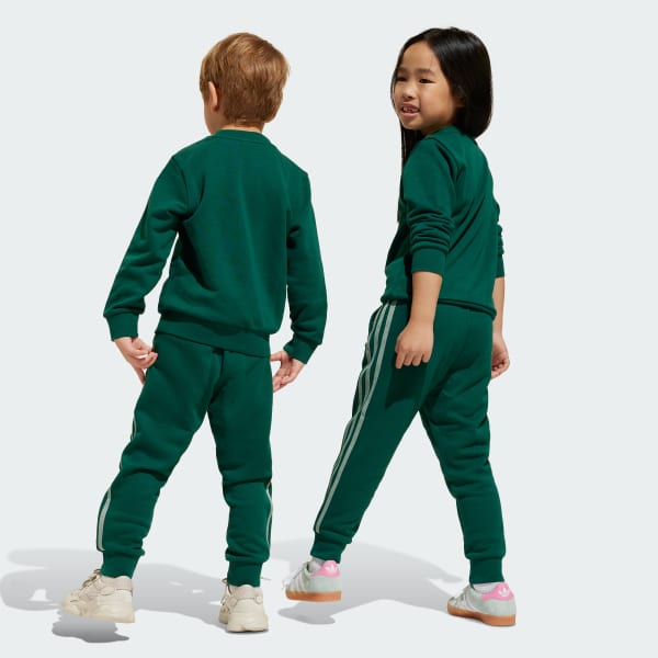 Verde Conjunto Adicolor – Criança