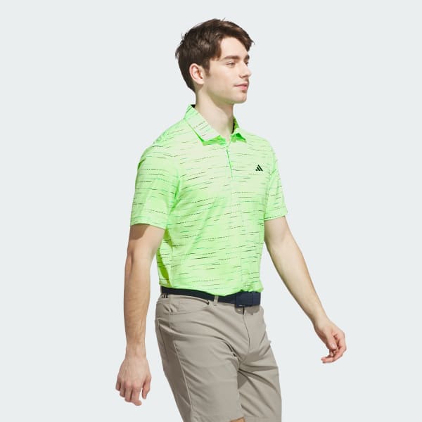 Vert Ultimate365 Polo en maille à imprimé scintillant