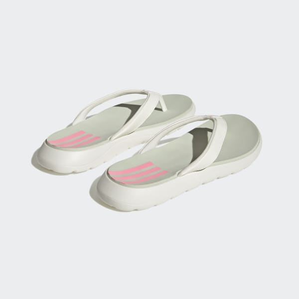 White Comfort Flip-Flops