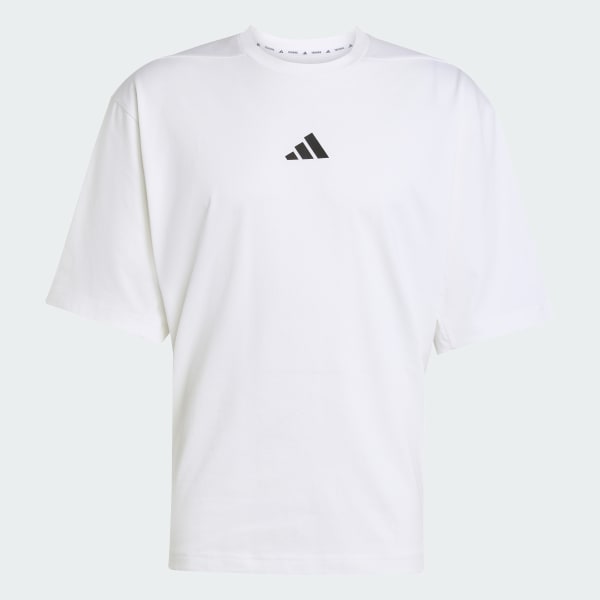adidas OVERSIZE TEE - White | Free Shipping with adiClub