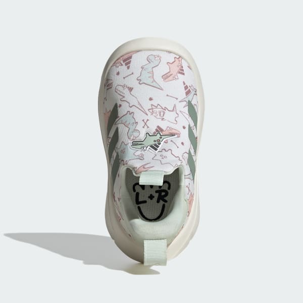White Dino Monofit Trainer Shoes Kids