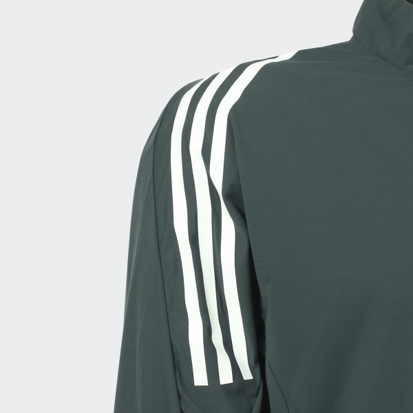 adidas WIND.RDY 3-Stripes Long Sleeve Jacket - Green | adidas Vietnam