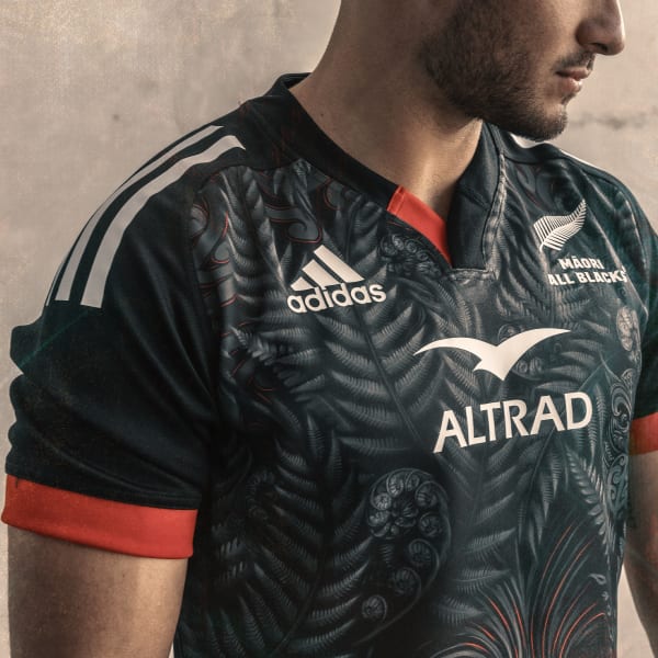 Camiseta primera equipación Maori All Blacks Rugby Réplica Negro adidas | adidas España