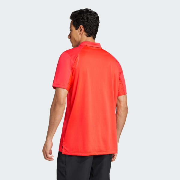Rojo Polera con Cuello Club Tennis