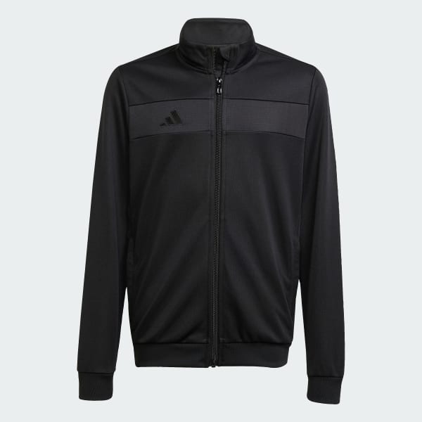 Black Tiro 25 Essentials Training Jacket Kids