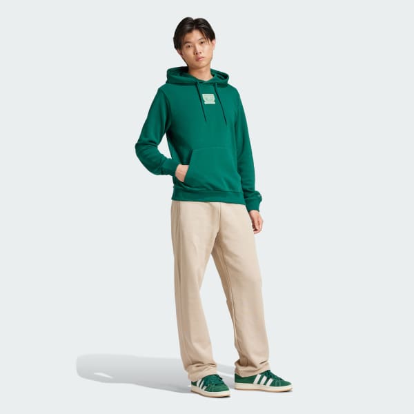 Verde Camisola com Capuz