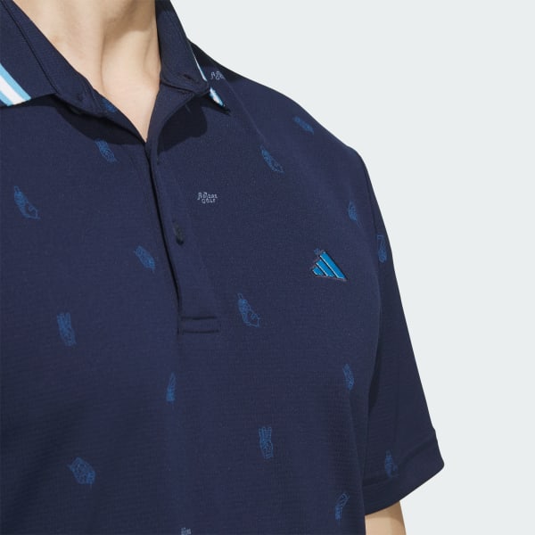 ★★Adairs★★ PG MONOG POLO IN9048 adidas AEROREADY Playgreen Monogram Short Sleeve Polo Shirt
