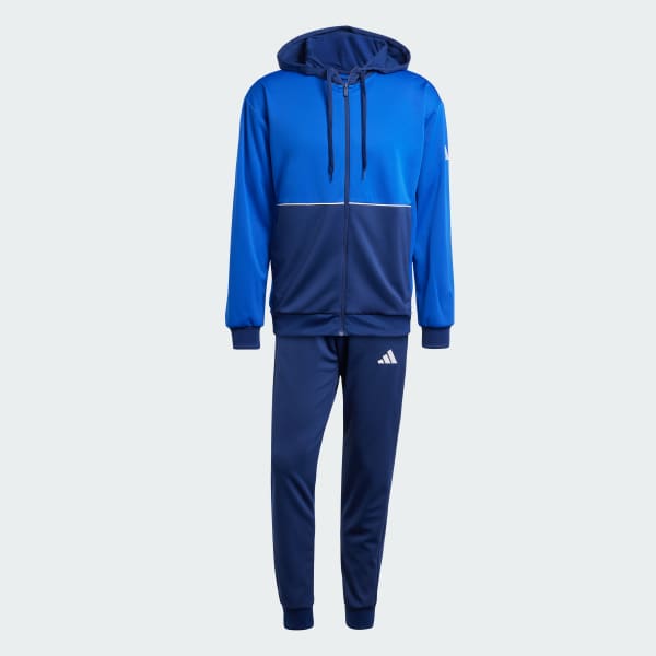 Azul Conjunto Sportswear Colorblock Doubleknit