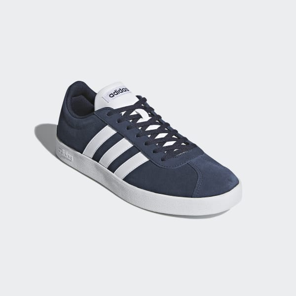 Adidas VL Court 2.0 Skateboard Sneakers Shoes Legend Marine Color Royal  blue Shoes Size EUR 42.5 - UK 8.5 - US 9.5