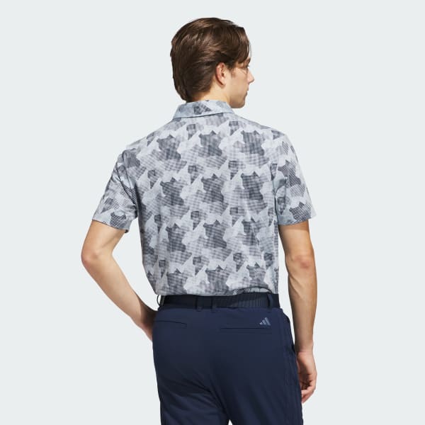 Blue Go-To Printed Polo Shirt