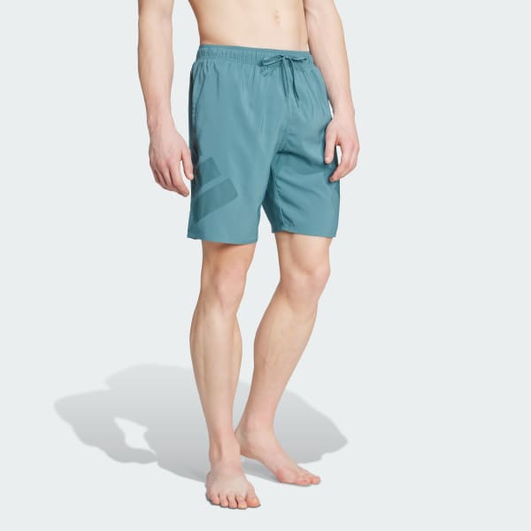 Grun Big Bars Shorts, 8 Zoll