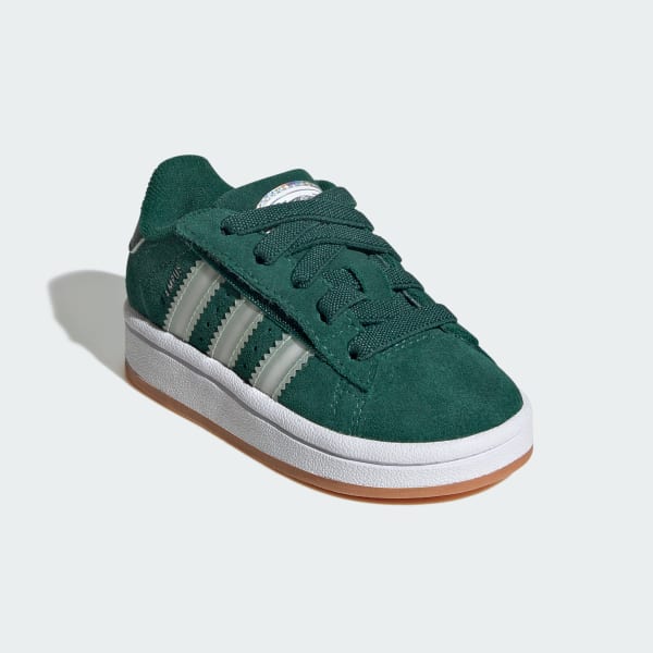 Verde Tenis Campus 00s Luces Led Comfort Cordónes Elásticos Kids