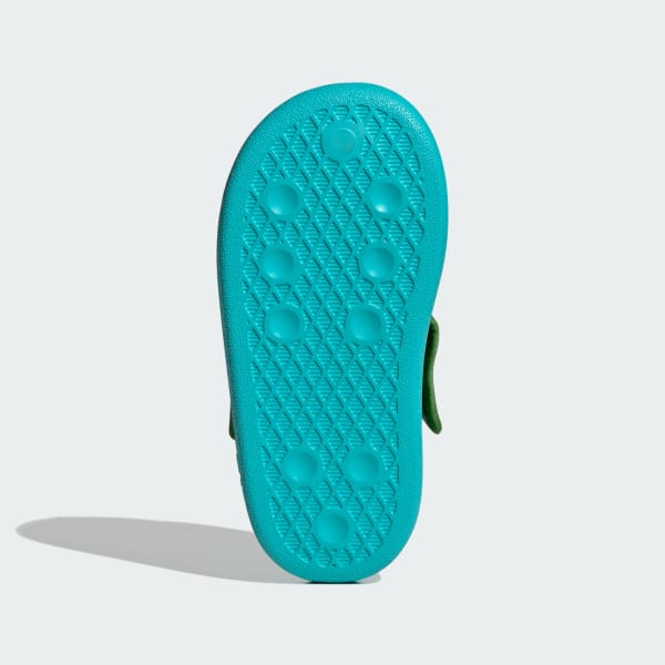 Turquoise Adifom Adilette X Minecraft Slides Kids