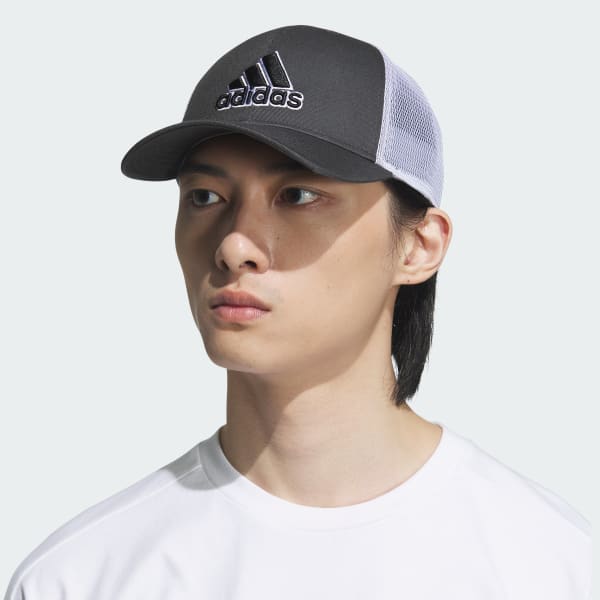 adidas Structured Trucker Hat - Grey | Free Shipping with