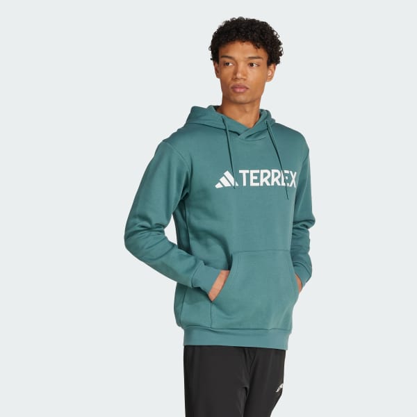 Verde Polerón con Capucha Terrex Multi Logo Grande