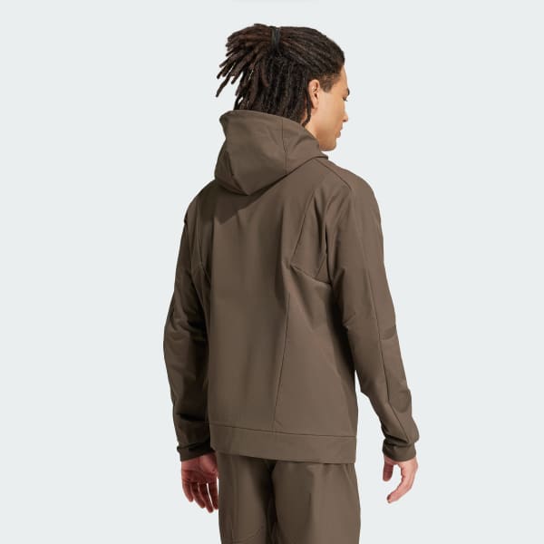 Verde Felpa con cappuccio Designed for Training COLD.RDY Full-Zip