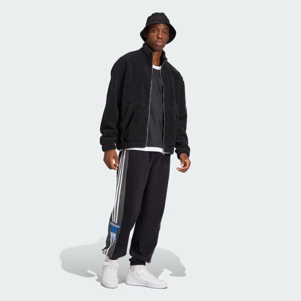 Premium Essentials Polar Fleece Sweatshirt met Lange Rits