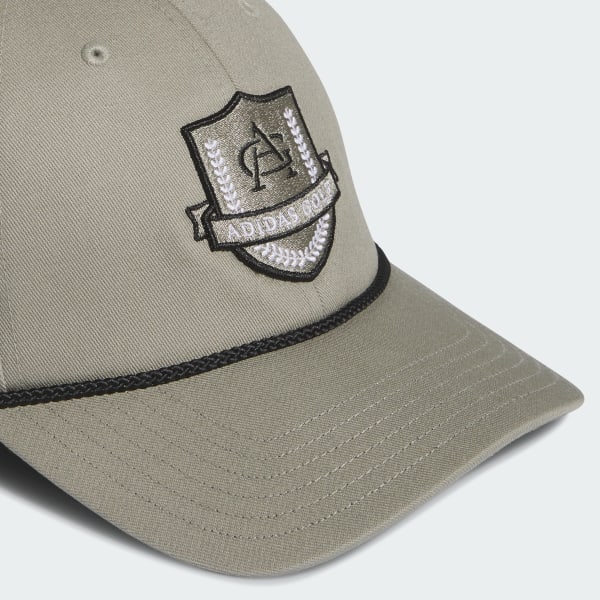 Vert Casquette six panneaux blason Vintage