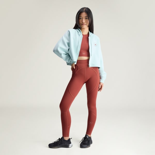 Yesil adidas by Stella McCartney Sportswear Kısa Kapüşonlu Üst