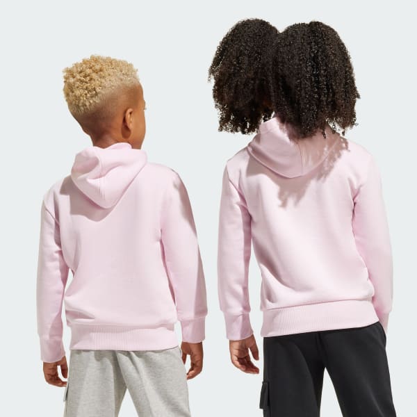 Rosa Moletom Capuz Essentials Infantil