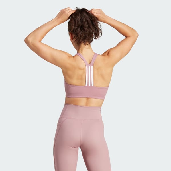 Rosa Top Deportivo Powerimpact Training Soporte Medio