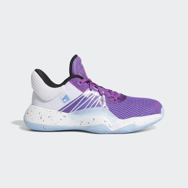 purple kids basketball shoes